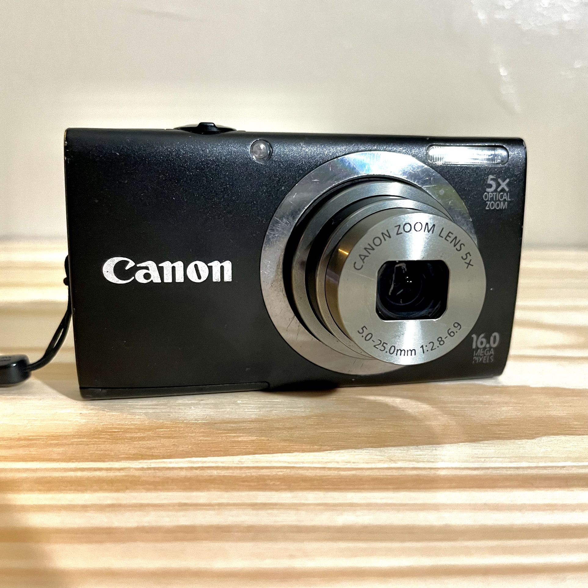 Canon PowerShot A2300 16.0 MP Digital Camera with 5x Optical Zoom (Silver)