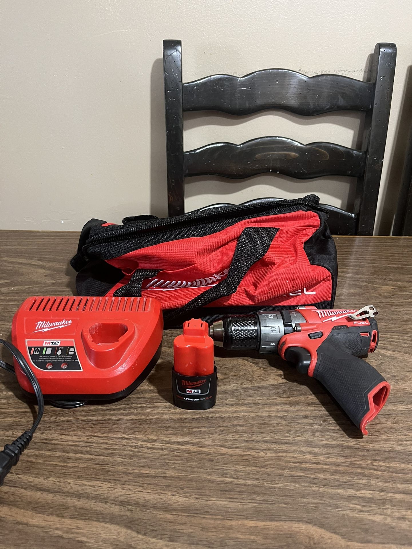 Milwaukee M12 Fuel 1/2” Hammer Drill Kit