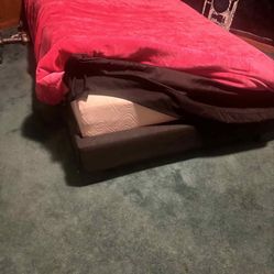 twin bed with mattress used a few months only Very strong And Clean No pets 