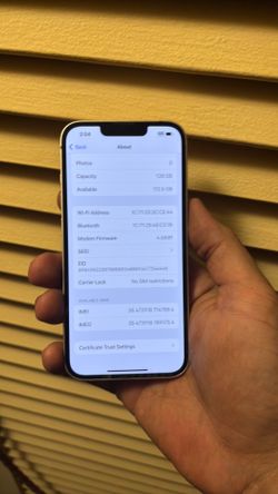 Unlocked iPhone 13 128g  takes any carrier