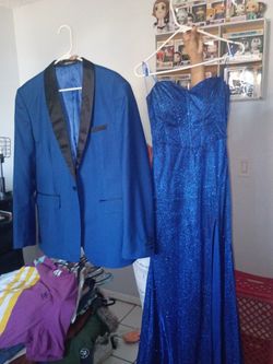 Saco Y Vestido Para Dama Y Caballero