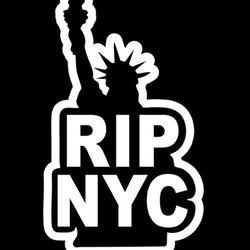 New York Decal . Vinyl 