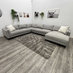 Gray Sectional Couch - Free Delivery 