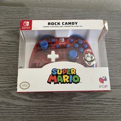 Nintendo Switch Super Mario Wired Controller Rock Candy Brand New