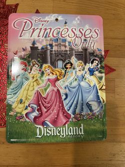 Walt Disney World Disney Princesses Only  Metal Sign