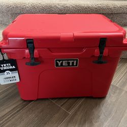 Yeti Tundra 35 Cooler- Brand New- Red