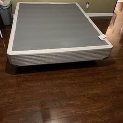 Queen Metal Bed Frame And Queen Box Spring 