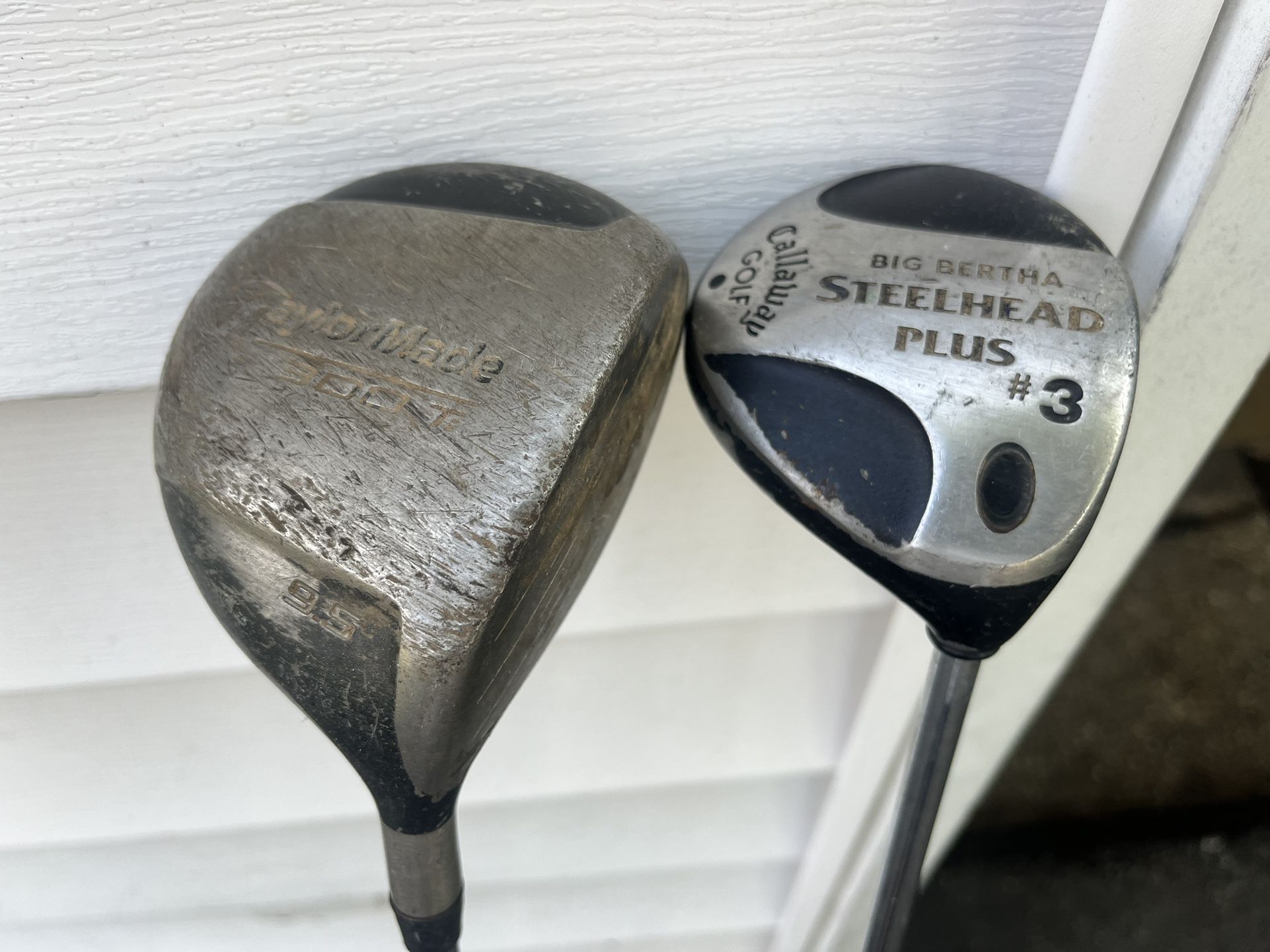 2 Taylor Made Callaway Big Bertha Drivers Woods