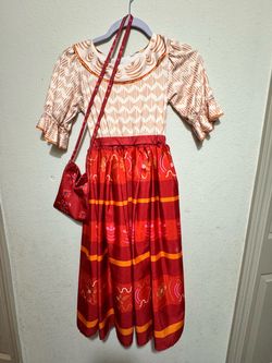 Girls Dolores Costume Dress with Crossbody Bag