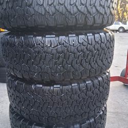 4 semi New Tires 285/70r16 bfgoodrich ko2   🤑free Installation ‼️80% tread