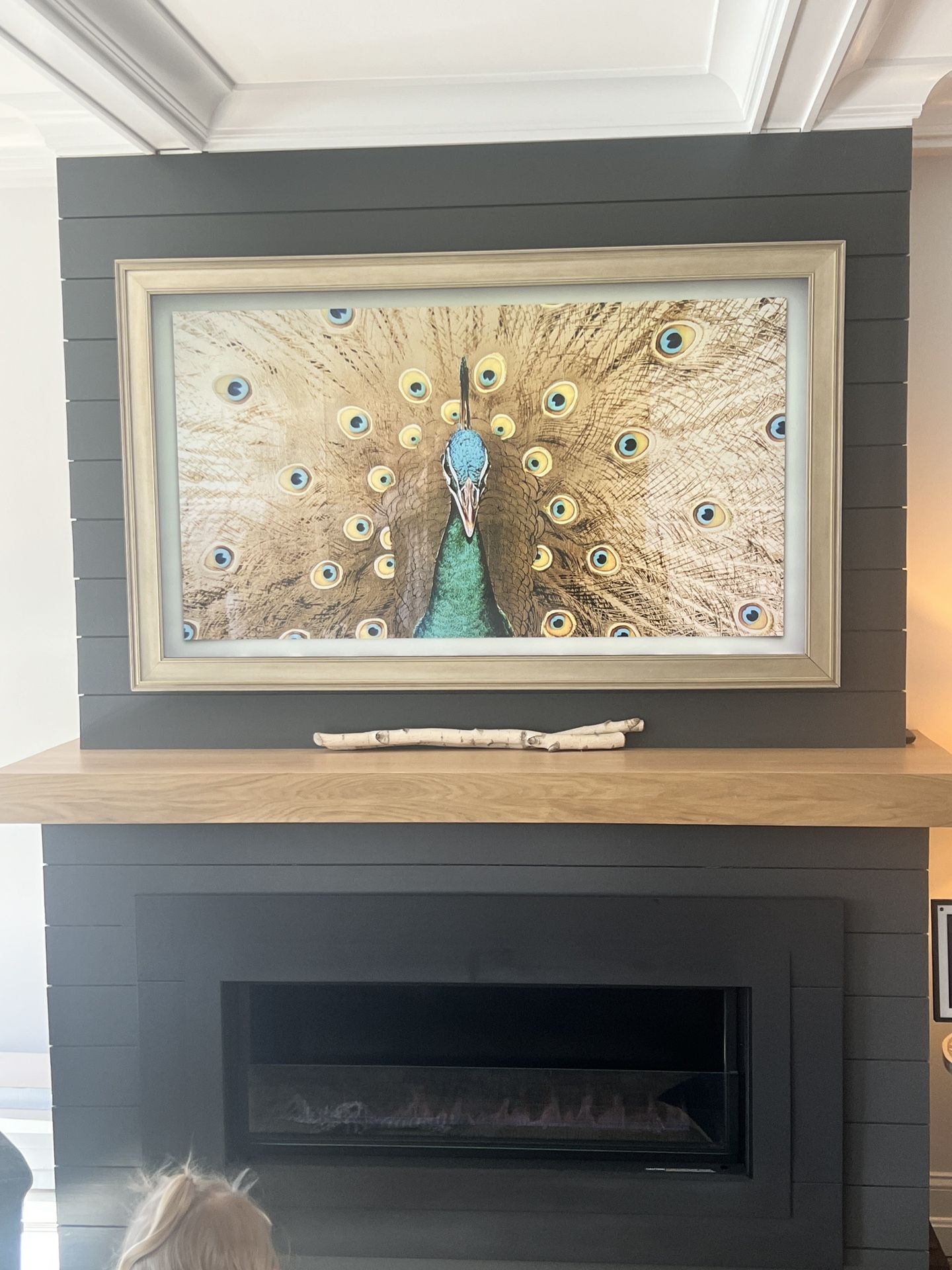 Samsung The Frame 65” W Custom Champagne Gold Frame