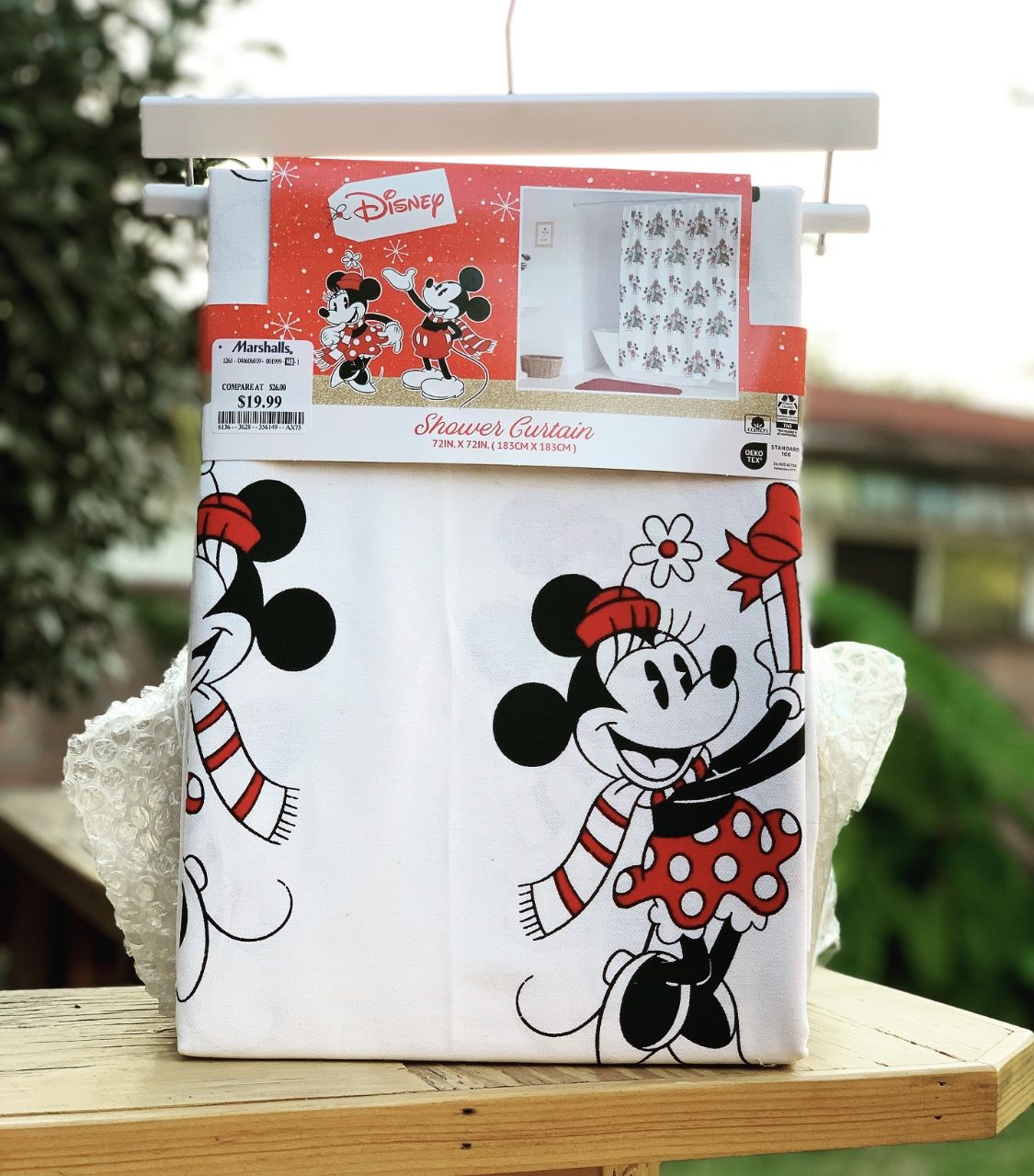 Disney Mickey Christmas Shower Curtain
