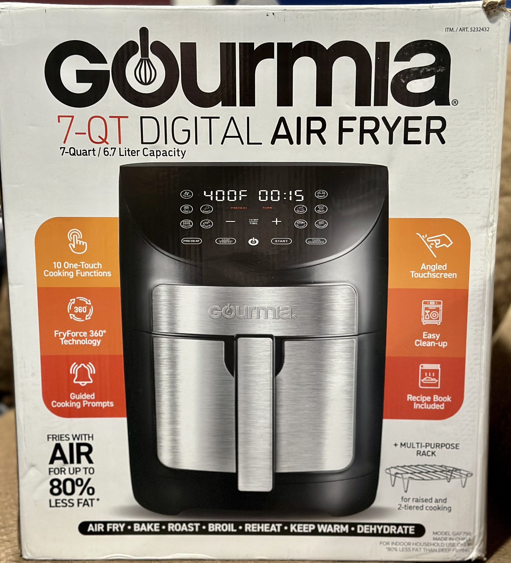 Gourmia 7qt Air Fryer