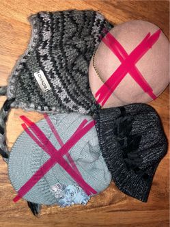 3 Assorted Hats - Bundle