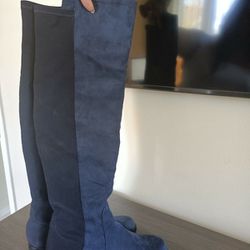 Unisa Blue Boots for Women 9