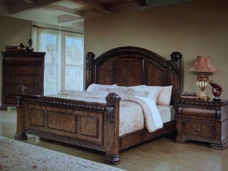Queen bedroom set 4 piece