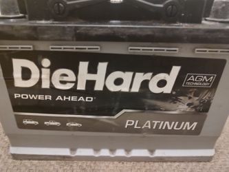 Diehard 12V platinum AGM battery 760CCA SIZE H6 truck car sedan