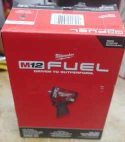 NEW In Box Milwaukee 2562-20 M12 FUEL 3/8" Stubby Impact Wrench . F(contact info removed)1.