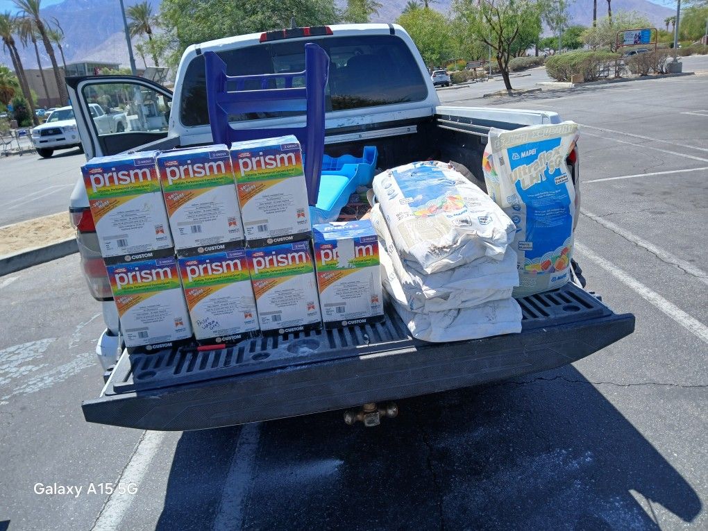  White Thinset Mapei Ultra Flex Lht Sg, Prism Grout Eposxy Griu Daw