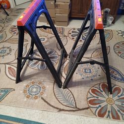 Saw Horses Plastic Like New X2
