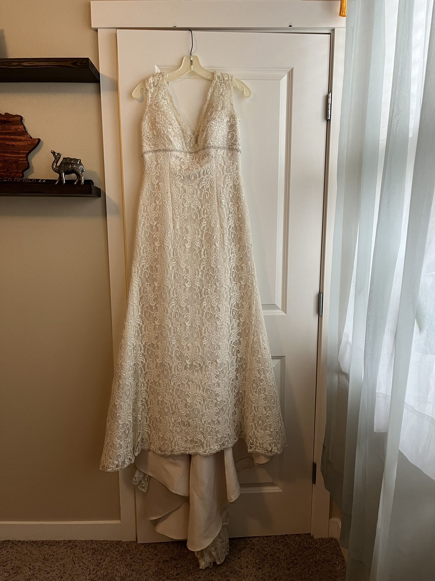 Wedding Dress With Small Train