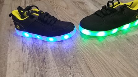 New light up boys shoes