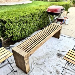 Wood Bench
