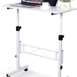 White Desk Adjustable Height
