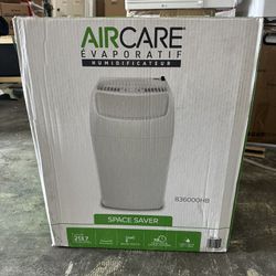 AIRCARE 6 Gallon Cool Mist Evaporative Tower Humidifier for Large Rooms (Greater than 1000 sq. ft.), White