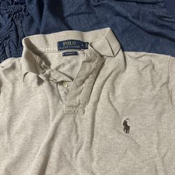 Large Gray Ralph Lauren Polo Shirt