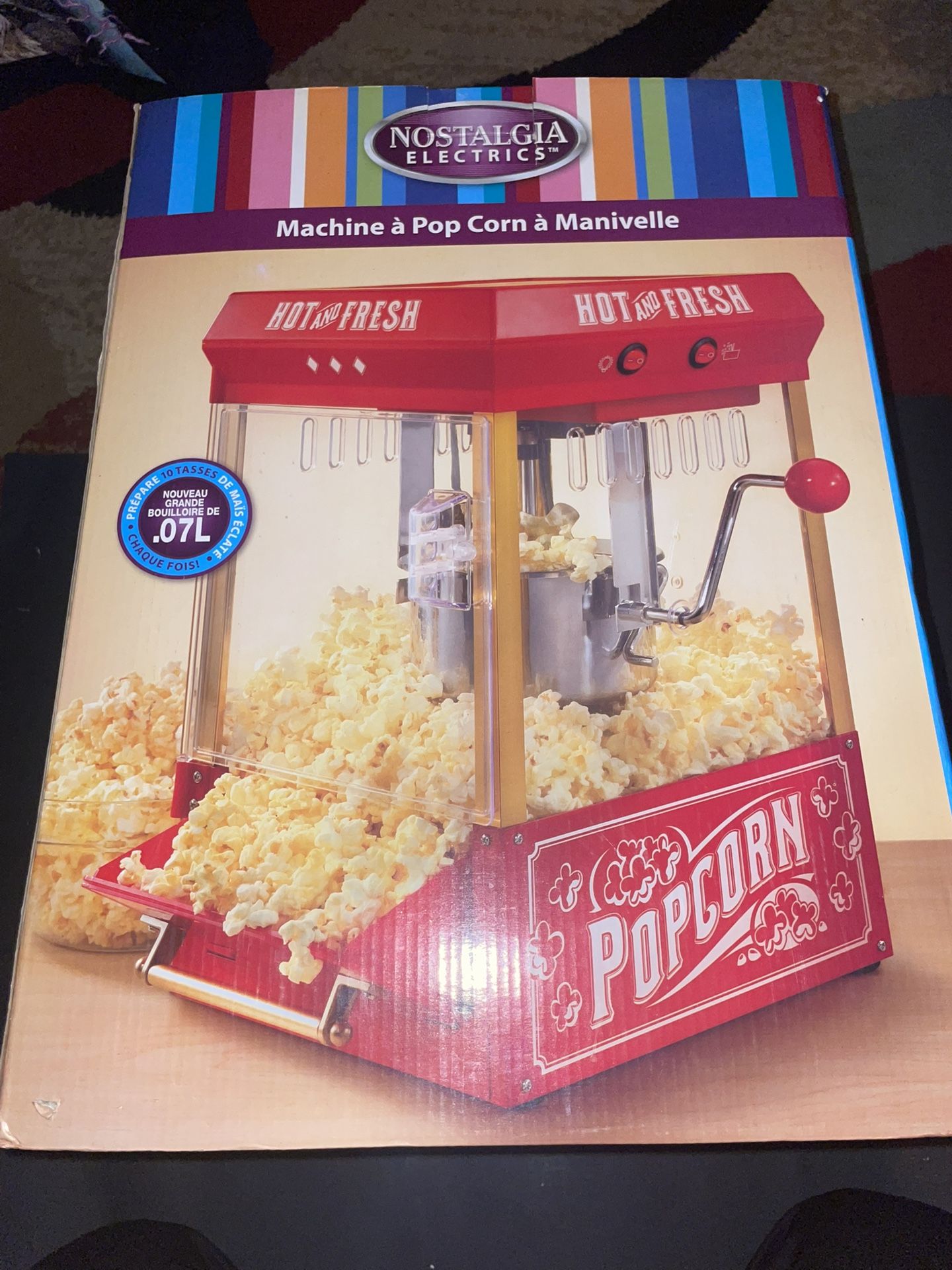 Nostalgia Electrics Kettle Popcorn Maker New!