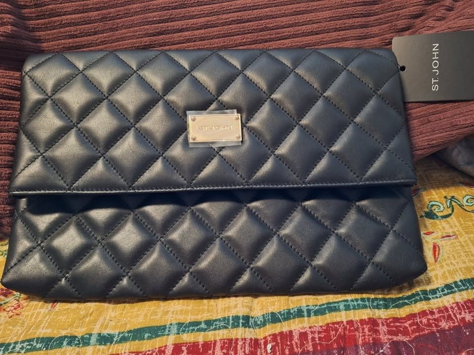 St John - Fold Over Clutch Handbag