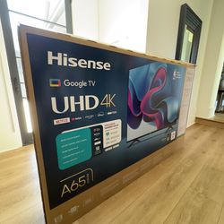 Hisense 75” A65 Series UHD 4K TV - New In Box