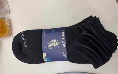 U.S. Polo Assn. Men's Low Cut Socks 10 Pairs