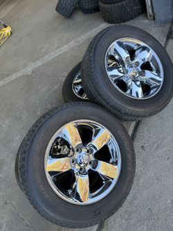 20 Inch Factory Ram 1500 5 Lug Wheels And General Tires 