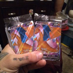 Pokemon Charizard Cards.