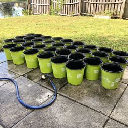 3 Gallon Nursery Pots Green Durable (6 Pots for $10)