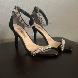 Black & Silver Heels 
