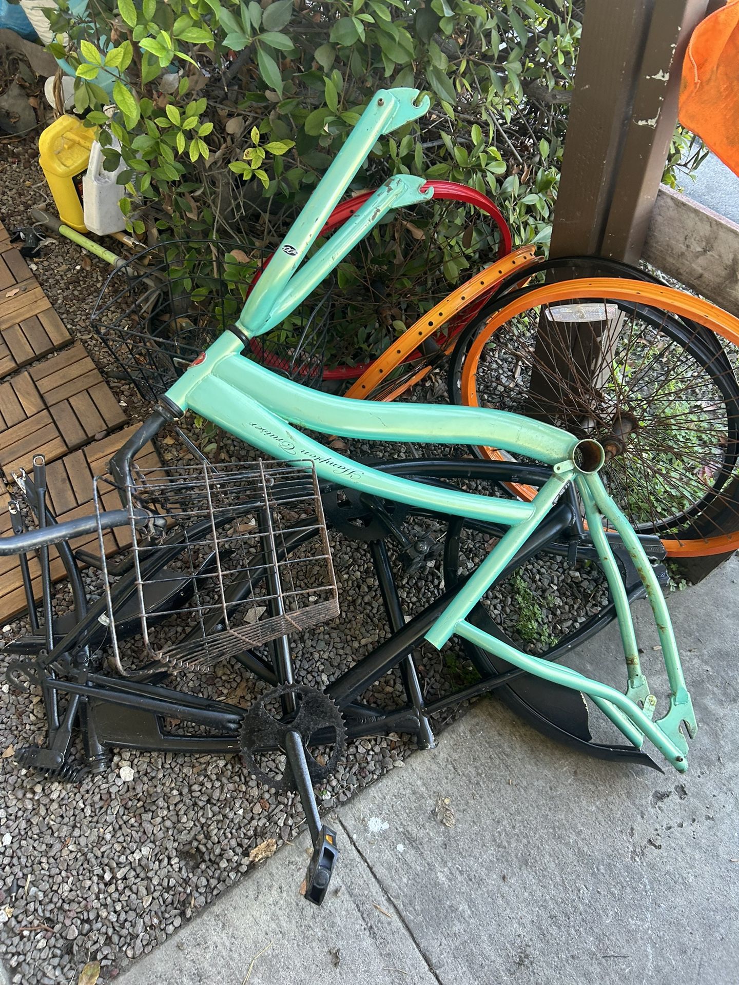 Free Bike Frames And Wheels.