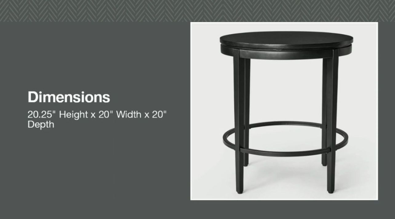 Marvale End Table - Threshold™ designed with Studio McGee