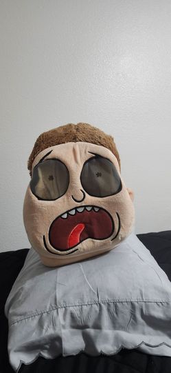 Halloween Rick and Morty Morty Plush Head