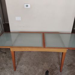 Rare High End Computer Glass Table Or Any Table
