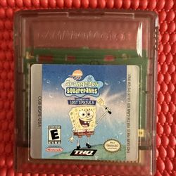 SpongeBob SquarePants Legend Of The Lost Spatula Gameboy Color