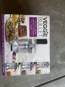 Brand new veggie bullet