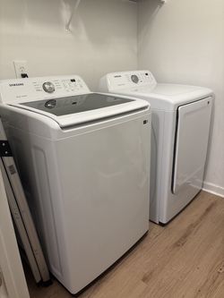 Samsung full capacity washer and dryer