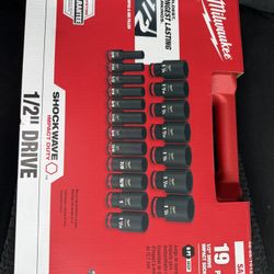 Milwaukee 1/2 Impact Sockets 