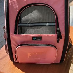 Backpack Color Rosa, Para Perro Pequeño.