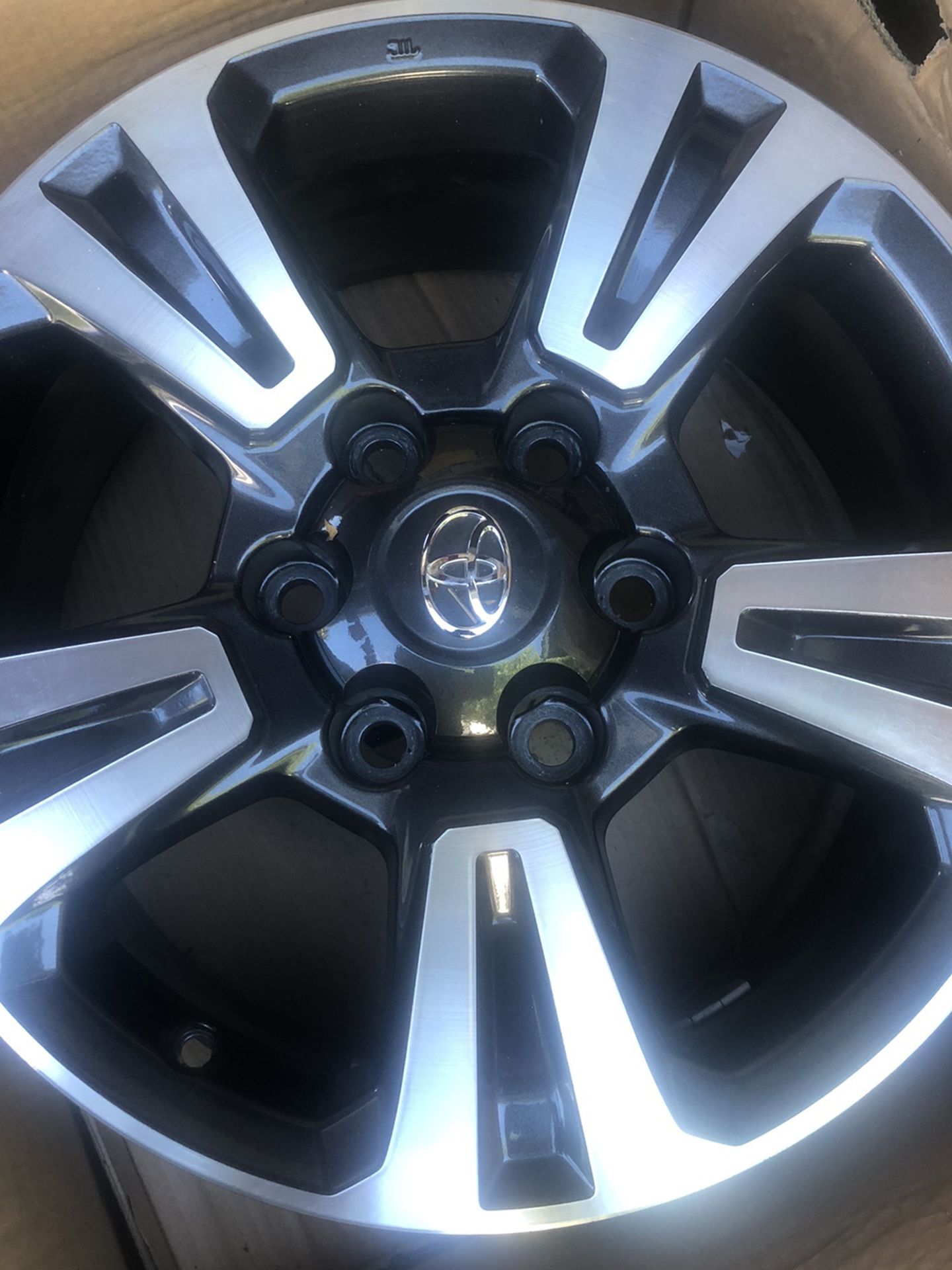 RIMS SIZE 17 TRD STOCK TOYOTA THE FIT TACOMA SEQUOIA AND 4RUNNER GREAT CONDITION 9-10