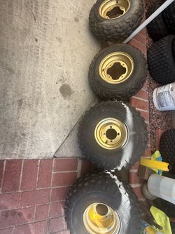 Yamaha warrior tires and rims