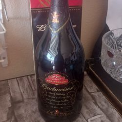 Budweiser 125th Anniversary Collector Champagne One Quart
